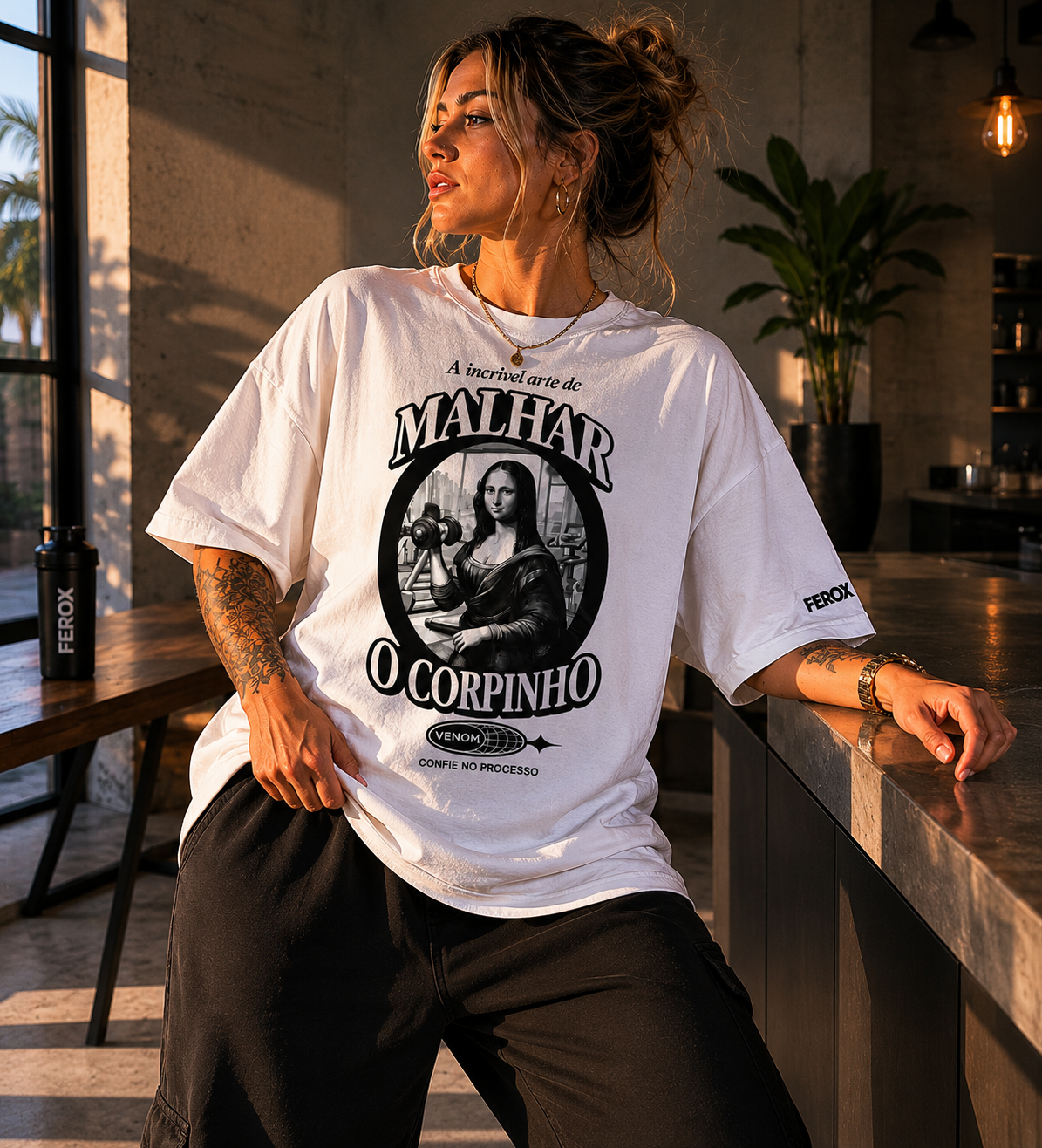 Oversized Premium Monalisa